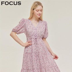 [포커스]블라썸 스트링 롱 원피스 VF5M1OP3011