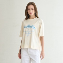 레이브온 자수 티셔츠