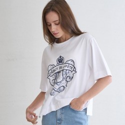 아카이브 자수 티셔츠