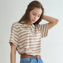 센트폴 스트라이프 카라 셔츠